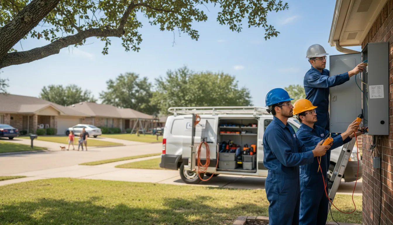Certified electrician providing emergency electrical services in Mcdonald, PA